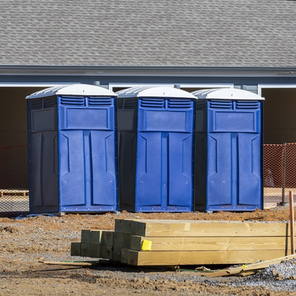 how do you dispose of waste after the porta potties have been emptied in Hanover